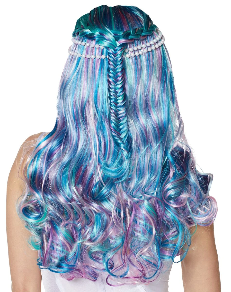 Spirit Halloween Beaded Mermaid Wig 4 Spirit Halloween Beaded Mermaid Wig - Image 2