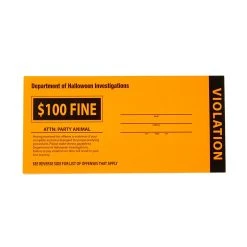 Spirit Halloween Halloween Party Violation Tickets