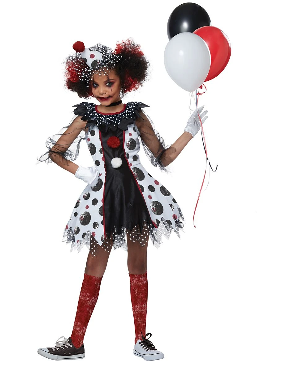 Spirit Halloween Kids Creepy Clown Costume 5 Spirit Halloween Kids Creepy Clown Costume - Image 3