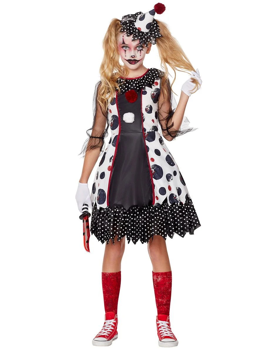 Spirit Halloween Kids Creepy Clown Costume 3 Spirit Halloween Kids Creepy Clown Costume