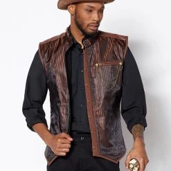 Spirit Halloween Steampunk Vest -HALLOWEEN COSTUMES Sales Store 01345677 a