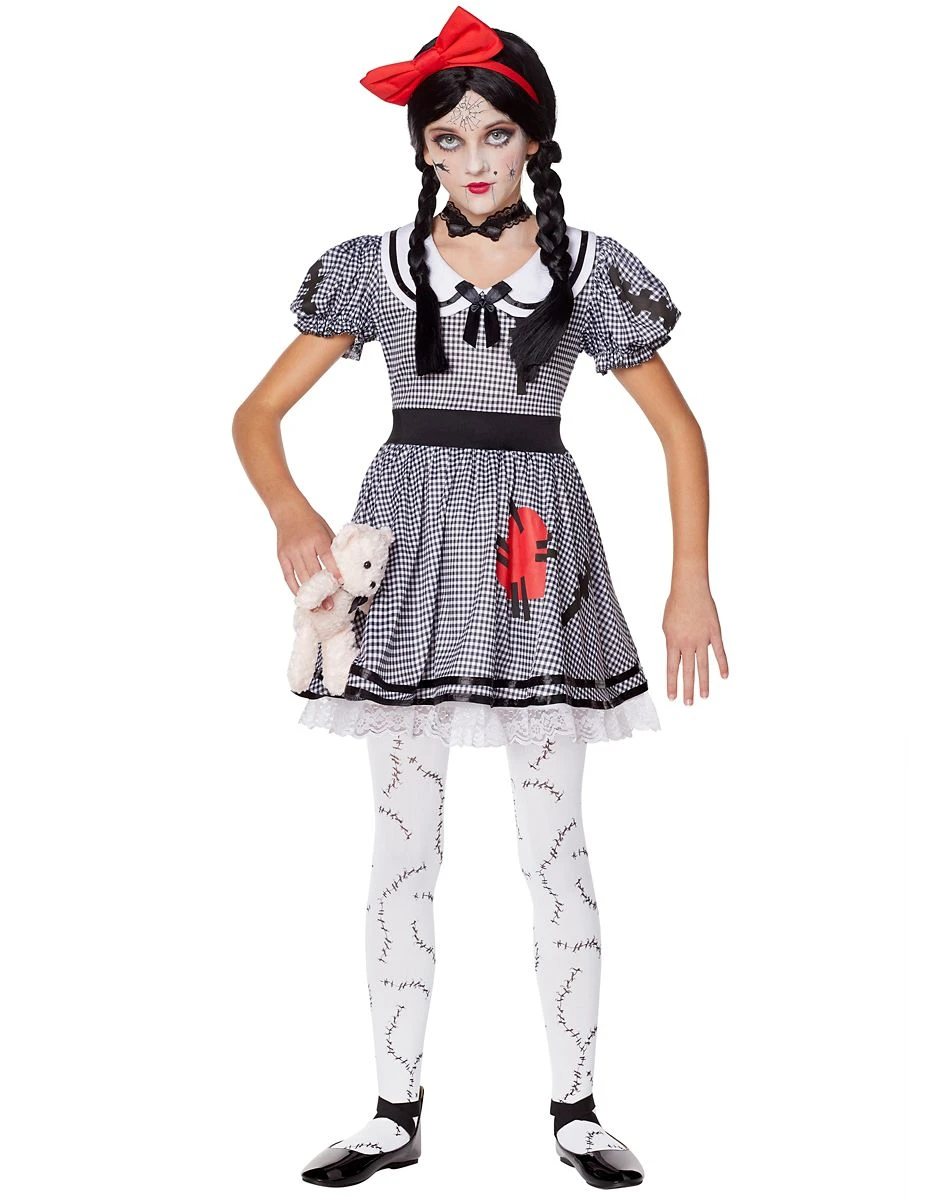 Spirit Halloween Kids Wind-Up Doll Costume 3 Spirit Halloween Kids Wind-Up Doll Costume