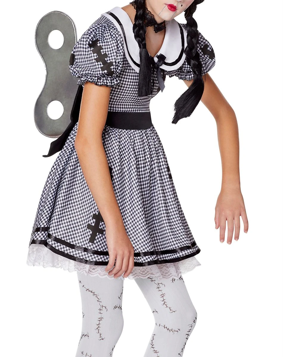 Spirit Halloween Kids Wind-Up Doll Costume 6 Spirit Halloween Kids Wind-Up Doll Costume - Image 4