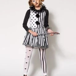 Spirit Halloween Adult Twisted Trickster Clown Costume -HALLOWEEN COSTUMES Sales Store 01346444 c