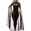 Spirit Halloween Adult Sheer Vampire Cape -HALLOWEEN COSTUMES Sales Store 01346543 a