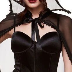 Spirit Halloween Adult Sheer Vampire Cape -HALLOWEEN COSTUMES Sales Store 01346543 c