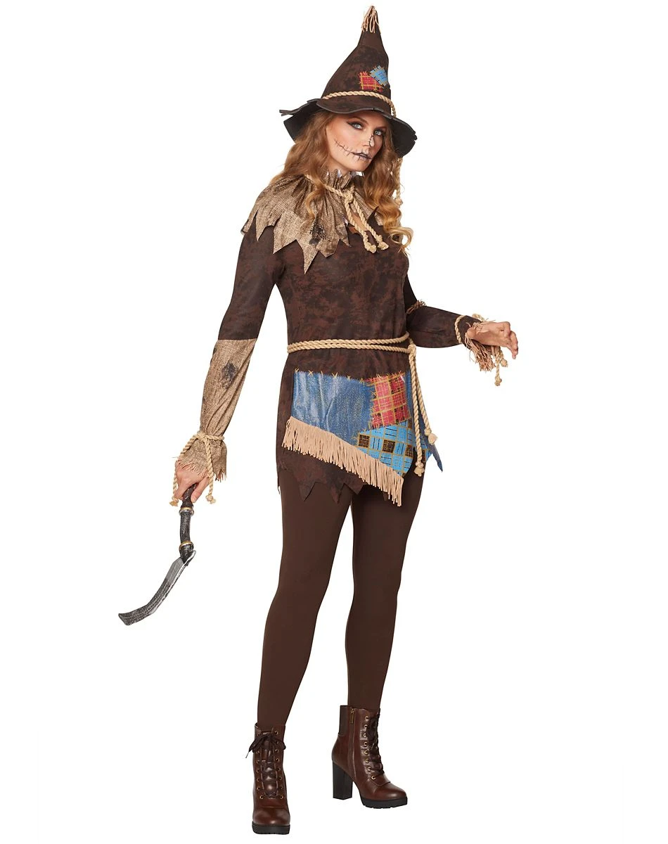 Spirit Halloween Adult Creepy Scarecrow Costume 5 Spirit Halloween Adult Creepy Scarecrow Costume - Image 3