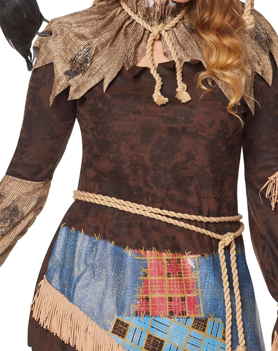 Spirit Halloween Adult Creepy Scarecrow Costume 6 Spirit Halloween Adult Creepy Scarecrow Costume - Image 4