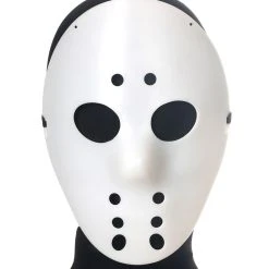 Spirit Halloween Boys White Hockey Half Mask