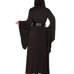 Spirit Halloween Adult Black Hooded Plus Size Dress 7 Spirit Halloween Adult Black Hooded Plus Size Dress -HALLOWEEN COSTUMES Sales Store 01347012 b