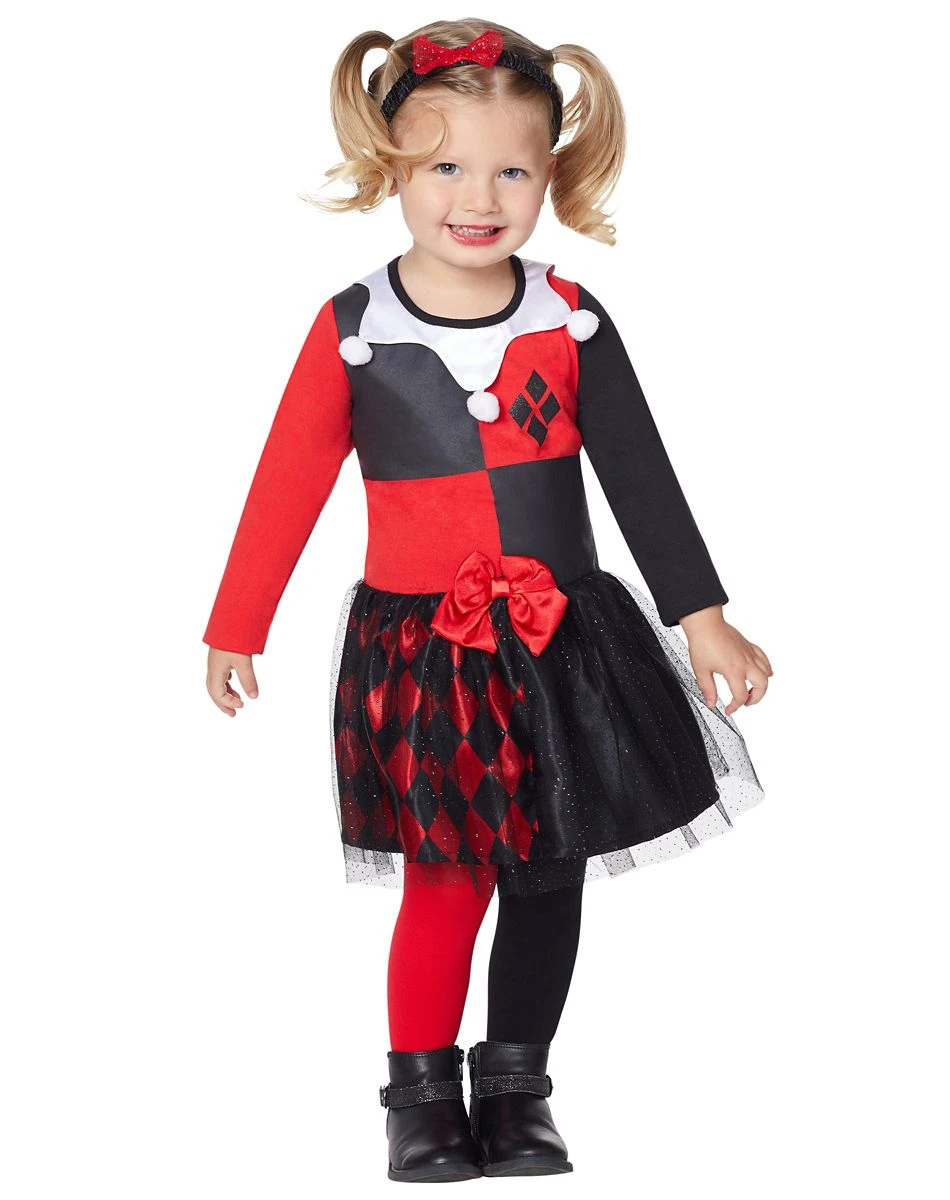 Spirit Halloween Toddler Harley Quinn Dress - DC Comics 3 Spirit Halloween Toddler Harley Quinn Dress - DC Comics