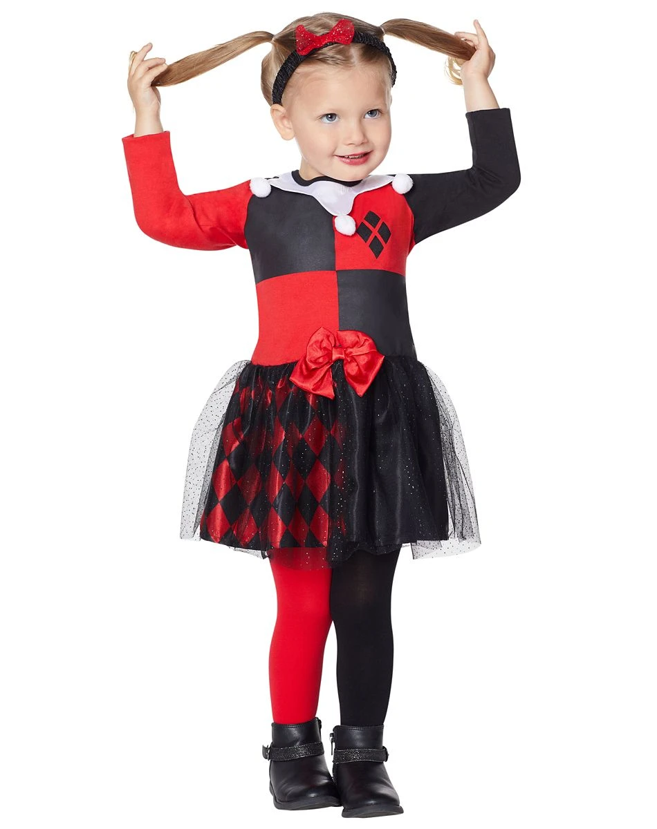 Spirit Halloween Toddler Harley Quinn Dress - DC Comics 5 Spirit Halloween Toddler Harley Quinn Dress - DC Comics - Image 3