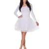 Spirit Halloween Adult White Starter Tutu Dress -HALLOWEEN COSTUMES Sales Store 01350172 a