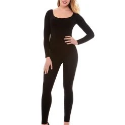 Spirit Halloween Black Seamless Catsuit