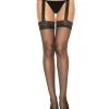 Spirit Halloween Black Lace Garter and Stockings -HALLOWEEN COSTUMES Sales Store 01352913 a