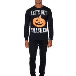 Spirit Halloween Let's Get Smashed Long Sleeve T Shirt -HALLOWEEN COSTUMES Sales Store 01353580 d