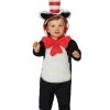 Spirit Halloween Baby Hooded Cat in the Hat One Piece Costume - Dr. Seuss -HALLOWEEN COSTUMES Sales Store 01355627 a