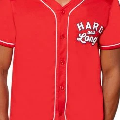 Spirit Halloween Hard and Long Baseball T-Shirt -HALLOWEEN COSTUMES Sales Store 01356815 c