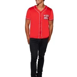Spirit Halloween Hard and Long Baseball T-Shirt -HALLOWEEN COSTUMES Sales Store 01356815 d