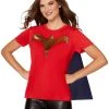 Spirit Halloween Caped Wonder Woman T-Shirt - DC Comics -HALLOWEEN COSTUMES Sales Store 01357599 a