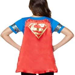 Spirit Halloween Caped Supergirl T Shirt - DC Comics -HALLOWEEN COSTUMES Sales Store 01357680 d