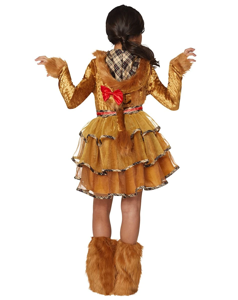 Spirit Halloween Kids Faux Fur Lion Dress Costume 4 Spirit Halloween Kids Faux Fur Lion Dress Costume - Image 2