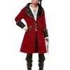 Spirit Halloween Red Pirate Jacket -HALLOWEEN COSTUMES Sales Store 01359520 a