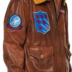 Spirit Halloween Adult Aviator Bomber Jacket 8 Spirit Halloween Adult Aviator Bomber Jacket -HALLOWEEN COSTUMES Sales Store 01361021 c