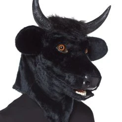 Spirit Halloween Moving Mouth Bull Full Mask -HALLOWEEN COSTUMES Sales Store 01361500 c