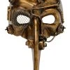 Spirit Halloween Steampunk Plague Doctor Half Mask