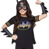 Spirit Halloween Kids Caped Batgirl T Shirt - DC Comics -HALLOWEEN COSTUMES Sales Store 01364975 a
