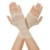 Spirit Halloween Fingerless White Lace Gloves -HALLOWEEN COSTUMES Sales Store 01365659 a