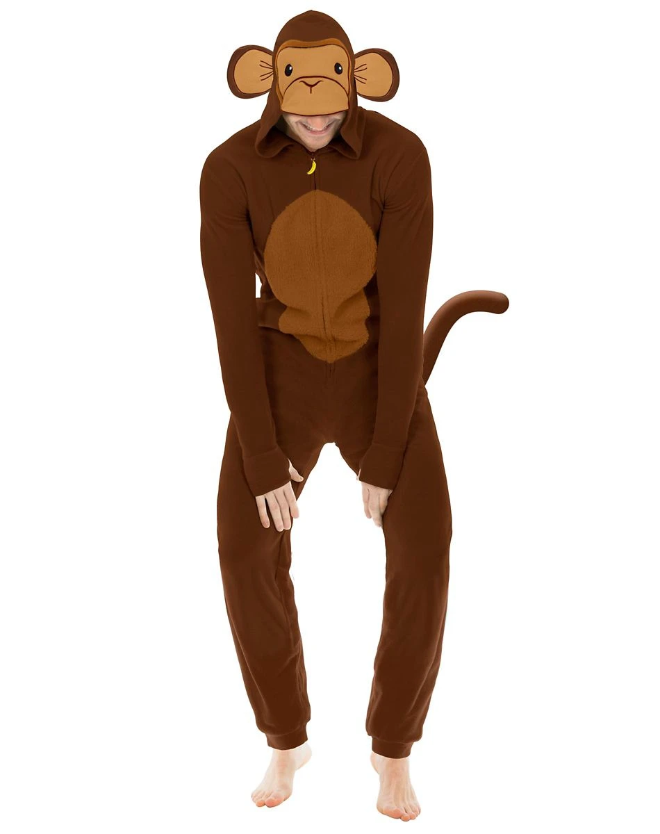 Spirit Halloween Adult Monkey Union Suit 3 Spirit Halloween Adult Monkey Union Suit