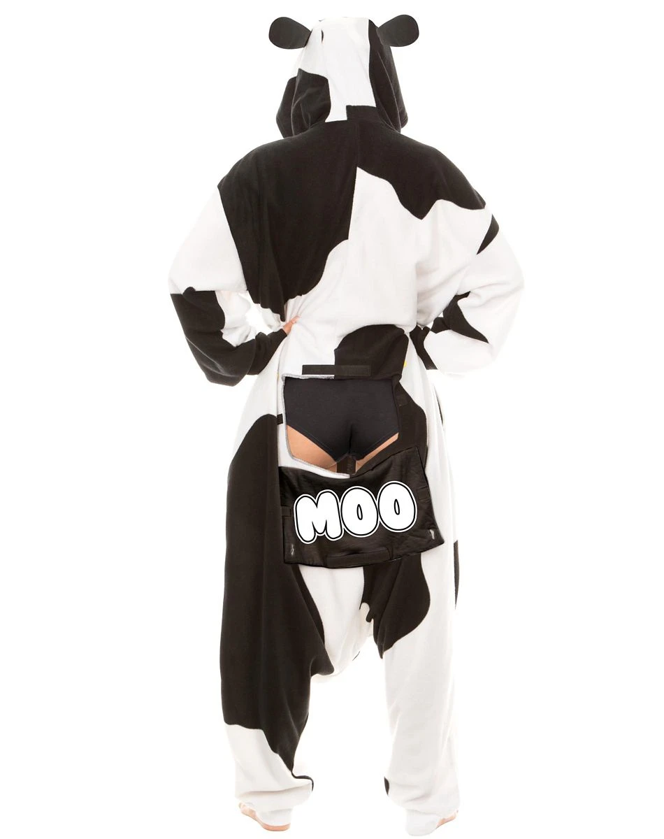 Spirit Halloween Adult Cow Union Suit 5 Spirit Halloween Adult Cow Union Suit - Image 3