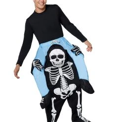 Spirit Halloween Adult Skeleton Piggyback Costume -HALLOWEEN COSTUMES Sales Store 01369149 d