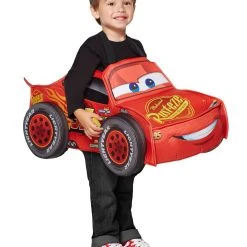 Spirit Halloween Toddler Lightning McQueen 3D Car Ride-Along Costume - Cars -HALLOWEEN COSTUMES Sales Store 01369461 c
