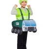 Spirit Halloween Toddler Garbage Truck Ride-Along Costume - Waste Management -HALLOWEEN COSTUMES Sales Store 01369800 a