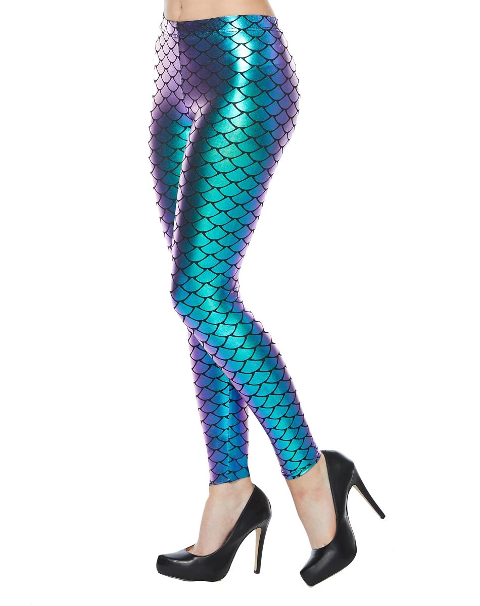Spirit Halloween Mermaid Leggings 8 Spirit Halloween Mermaid Leggings - Image 6