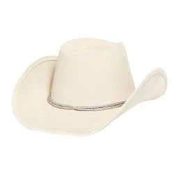 Spirit Halloween Ivory Cowboy Hat -HALLOWEEN COSTUMES Sales Store 01371095 c