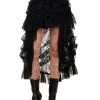 Spirit Halloween Black Lace Steampunk Skirt -HALLOWEEN COSTUMES Sales Store 01371152 a