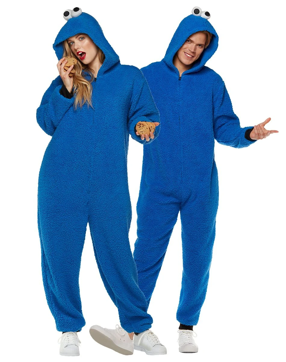 Spirit Halloween Cookie Monster One Piece Costume - Sesame Street 3 Spirit Halloween Cookie Monster One Piece Costume - Sesame Street
