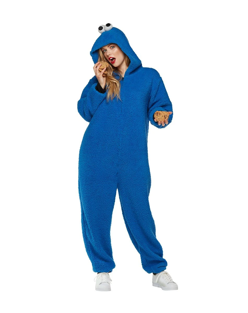 Spirit Halloween Cookie Monster One Piece Costume - Sesame Street 5 Spirit Halloween Cookie Monster One Piece Costume - Sesame Street - Image 3
