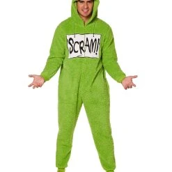 Spirit Halloween Adult Oscar the Grouch One Piece Costume - Sesame Street