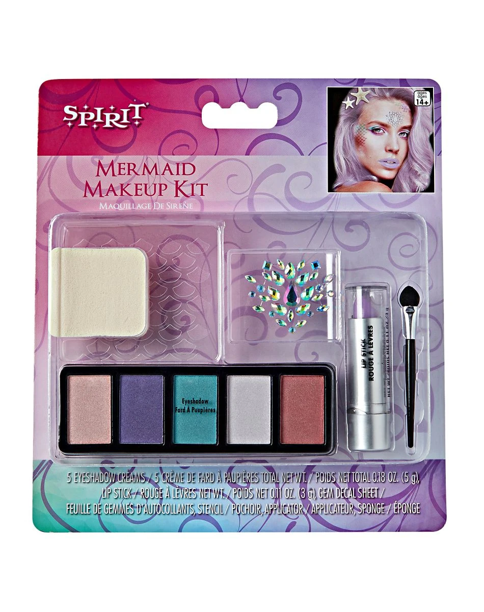Spirit Halloween Mermaid Stencil Makeup Kit 4 Spirit Halloween Mermaid Stencil Makeup Kit - Image 2