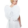 Spirit Halloween White Velvet Angel Wings -HALLOWEEN COSTUMES Sales Store 01375559 a