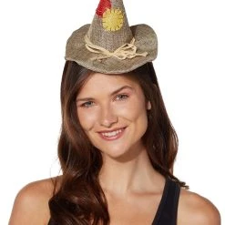 Spirit Halloween Scarecrow Mini Hat Fascinator
