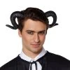Spirit Halloween Black Devil Horns -HALLOWEEN COSTUMES Sales Store 01376573 a