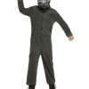 Spirit Halloween Kids Light-Up Biohazard One Piece Costume
