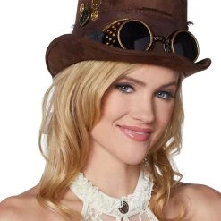 Spirit Halloween Steampunk Top Hat -HALLOWEEN COSTUMES Sales Store 01378215 b