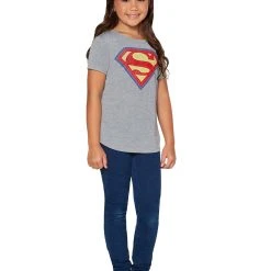 Spirit Halloween Kids Supergirl T Shirt - DC Comics -HALLOWEEN COSTUMES Sales Store 01380229 d